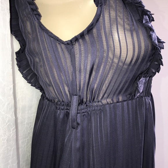 🚫SOLD🚫 NWOT 1940’s Style Navy Blue Sheer - Picture 13 of 16